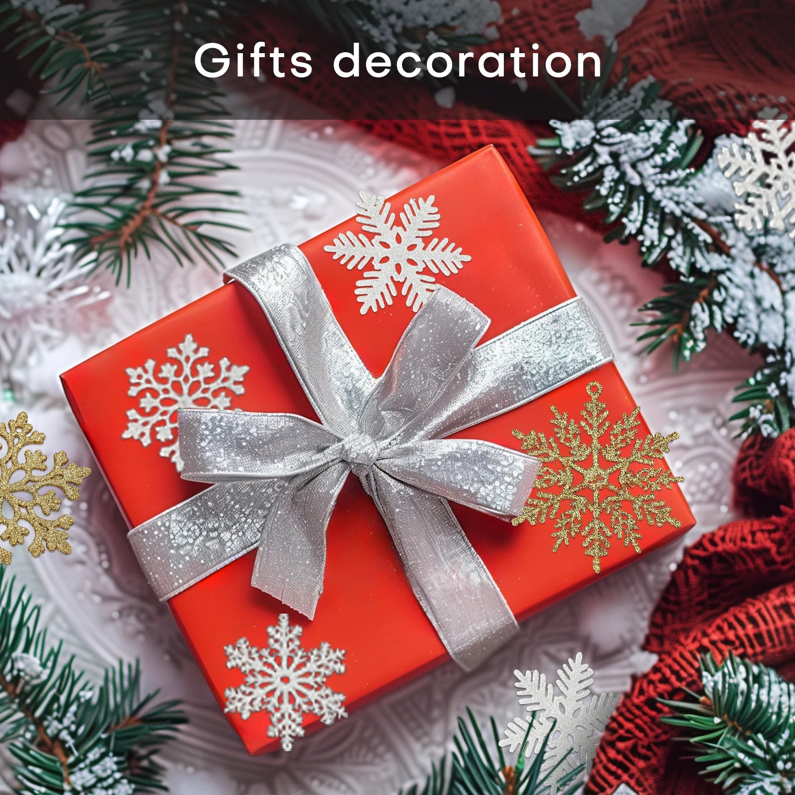 48pcs Snowflakes-Christmas Tree Decoration