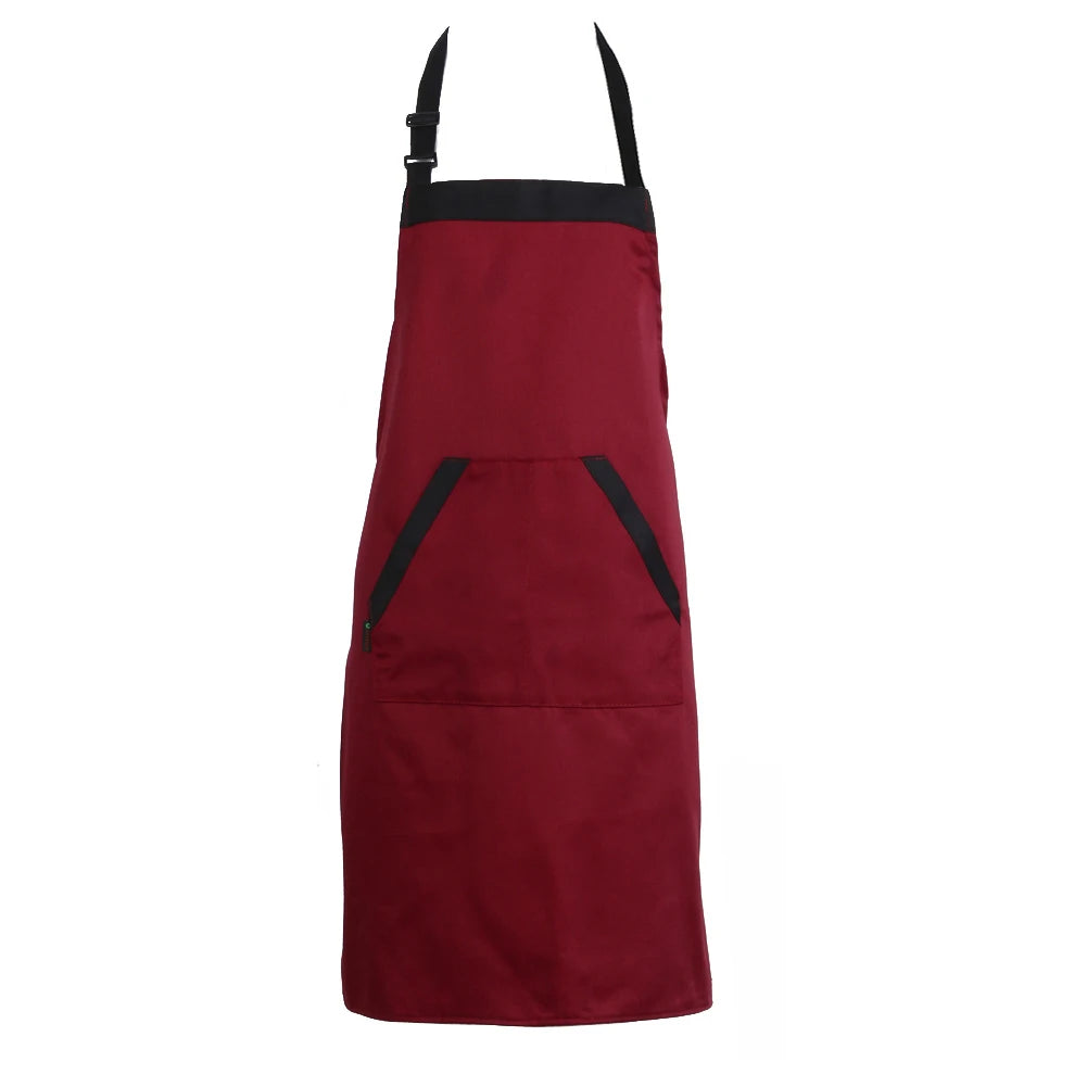 Waterproof Oil Cooking Kitchen Apron with Two Pockets