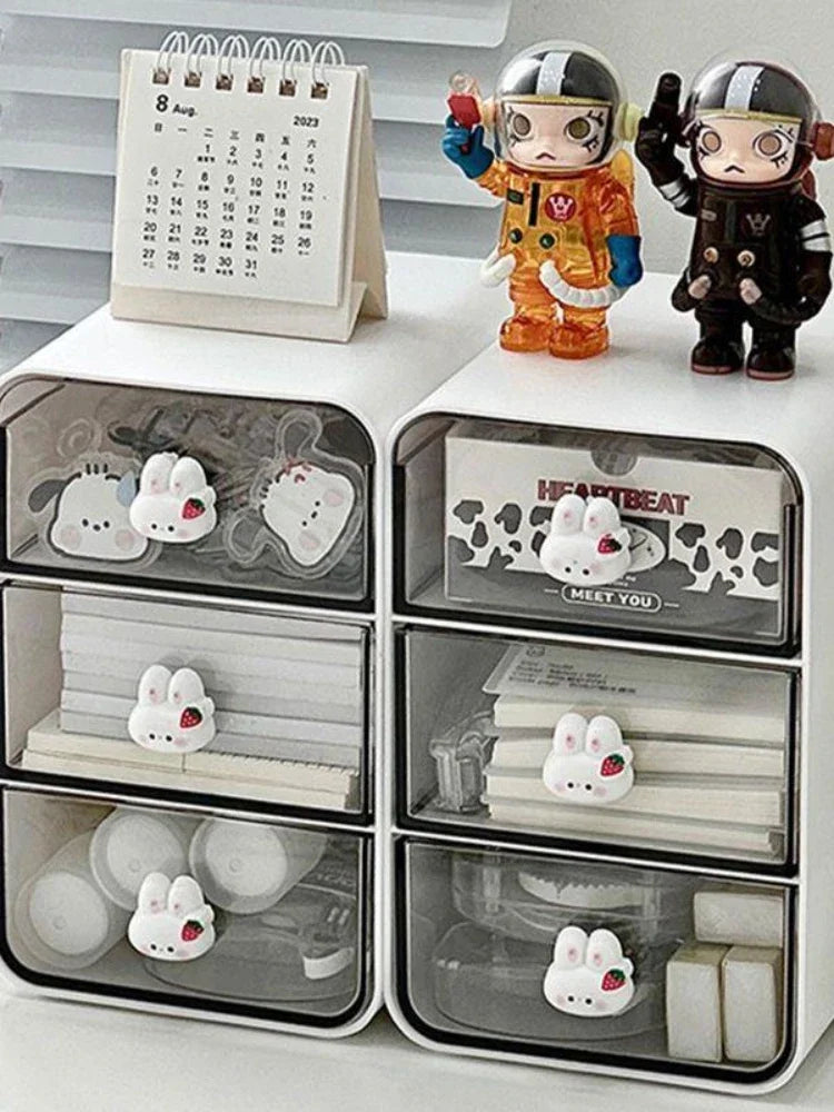 Desktop Drawer Box Pen Holder Hair Accessories Storage Shelf