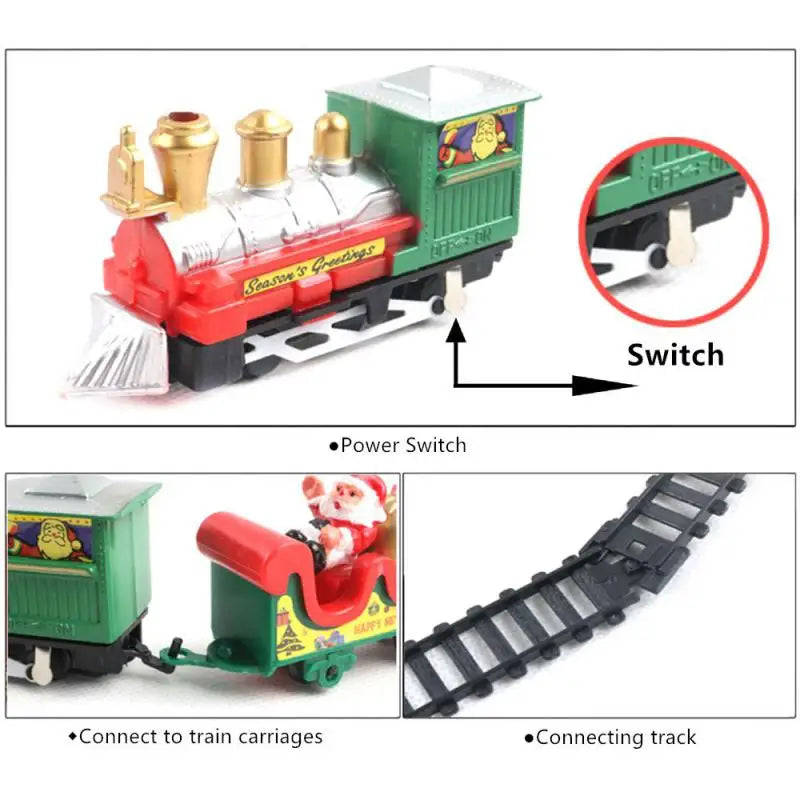 Christmas Realistic Electric Train Set