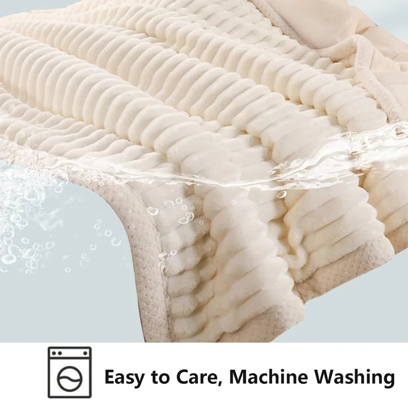 Soft Large Blanket, Suitable for  sofa, Multifunctional, Fluffy  Suitable for Bed and Sofa  Single Double Bed