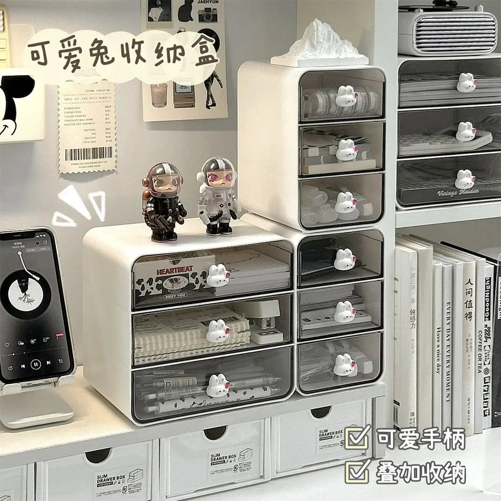Desktop Drawer Box Pen Holder Hair Accessories Storage Shelf