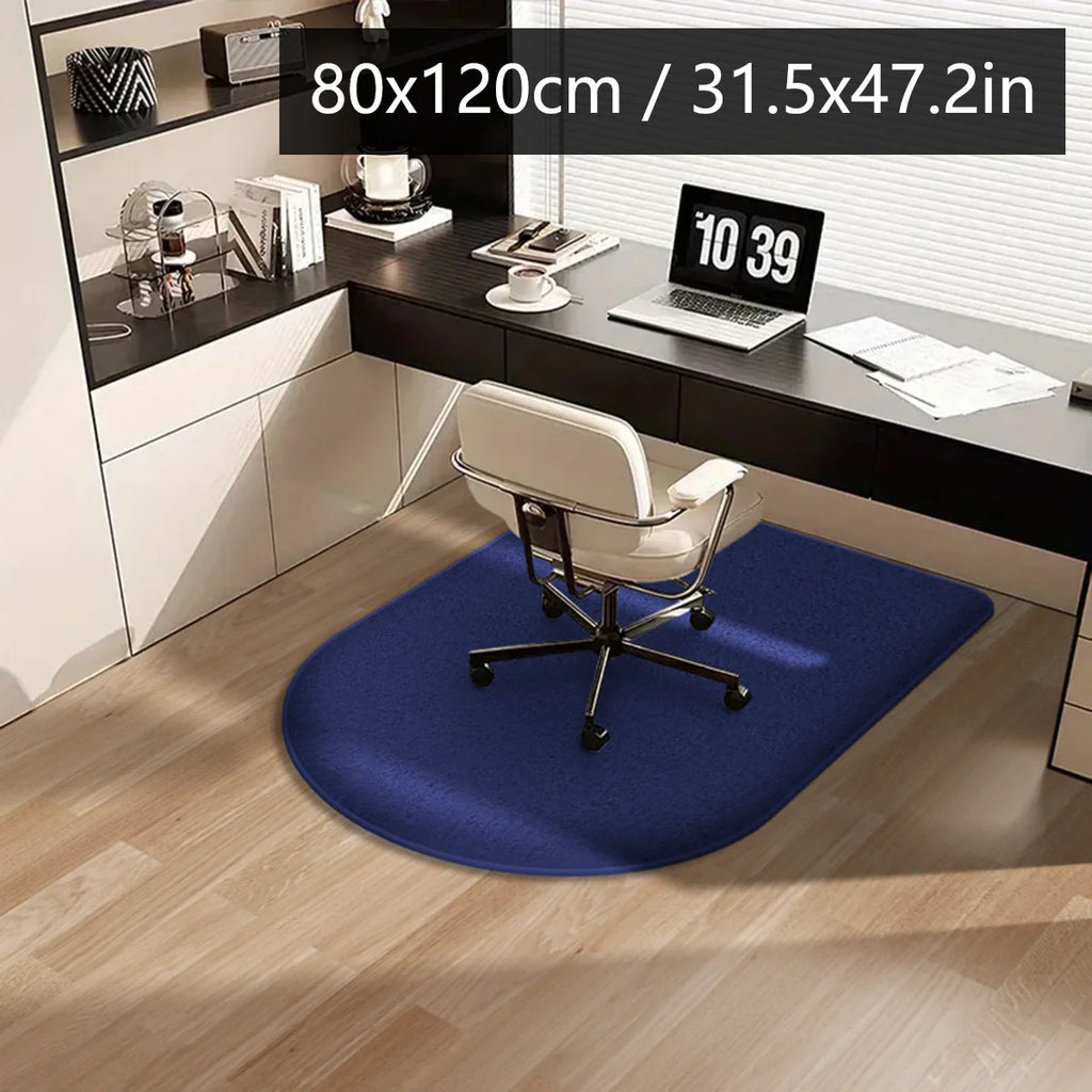 Solid color computer chair mat