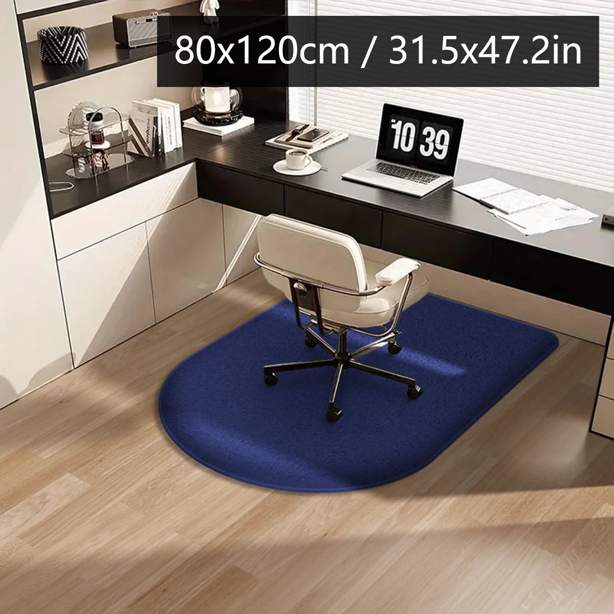 Solid color computer chair mat
