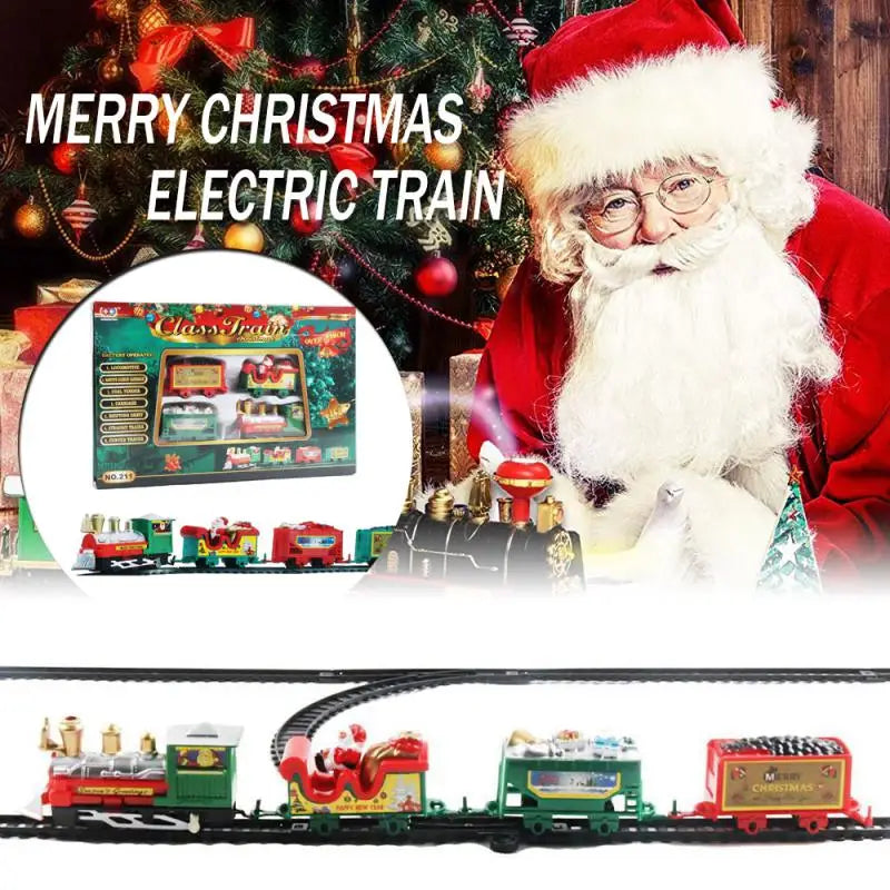 Christmas Realistic Electric Train Set