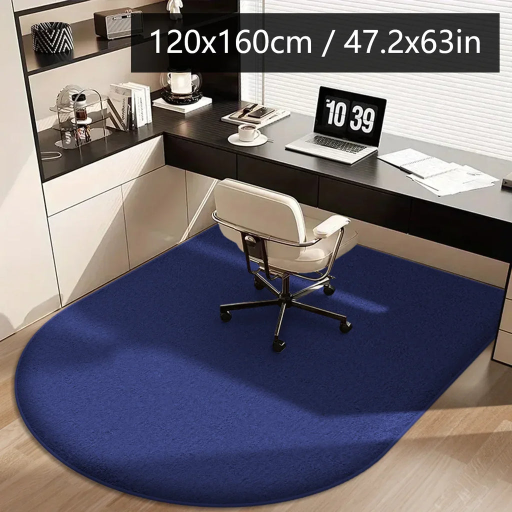Solid color computer chair mat