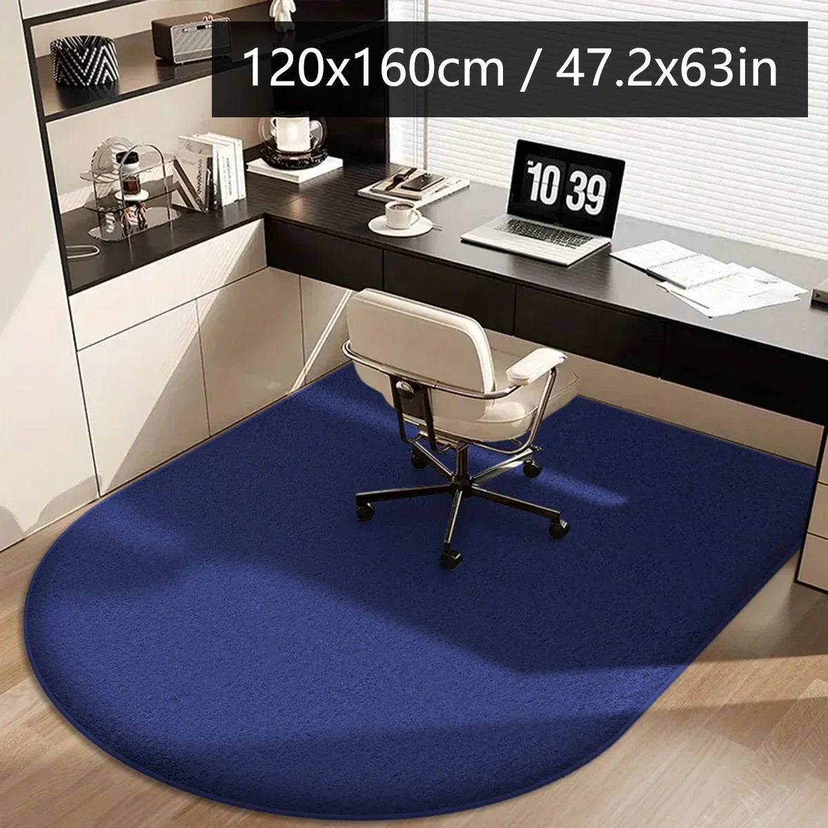 Solid color computer chair mat