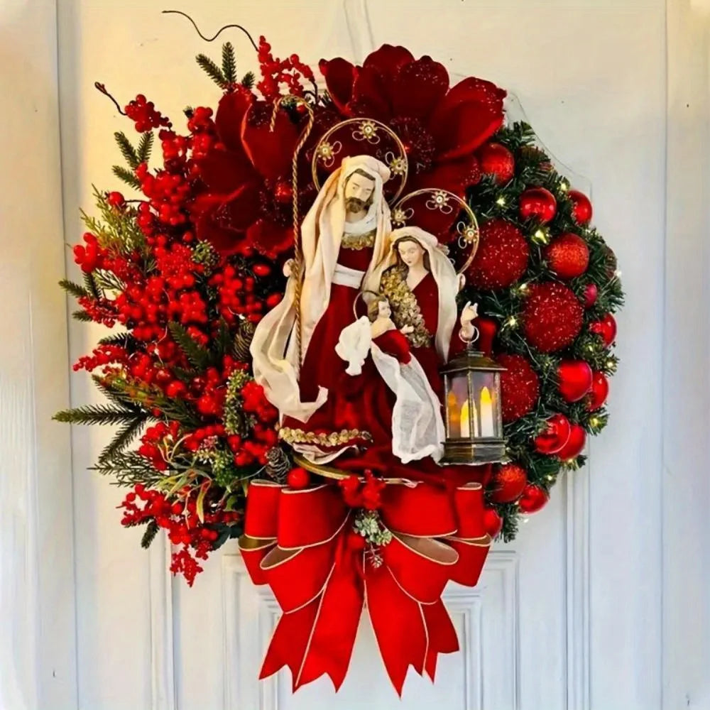 Farmhouse Christmas Wreath