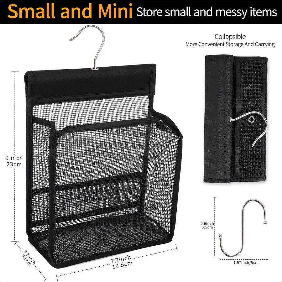 Mini Hangable Mesh Bathroom Storage Basket