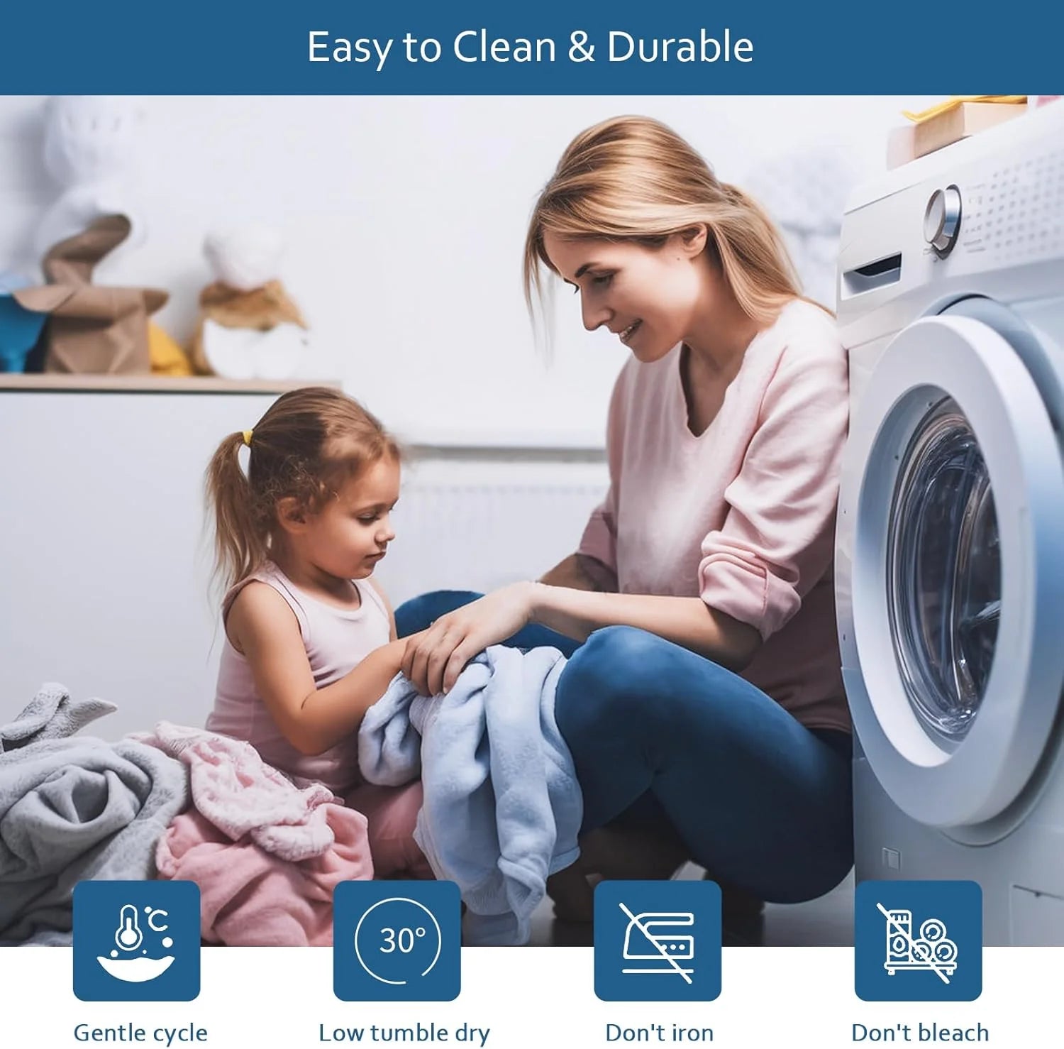 Waterproof Mattress Protector and Fitted Sheets Machine Washable