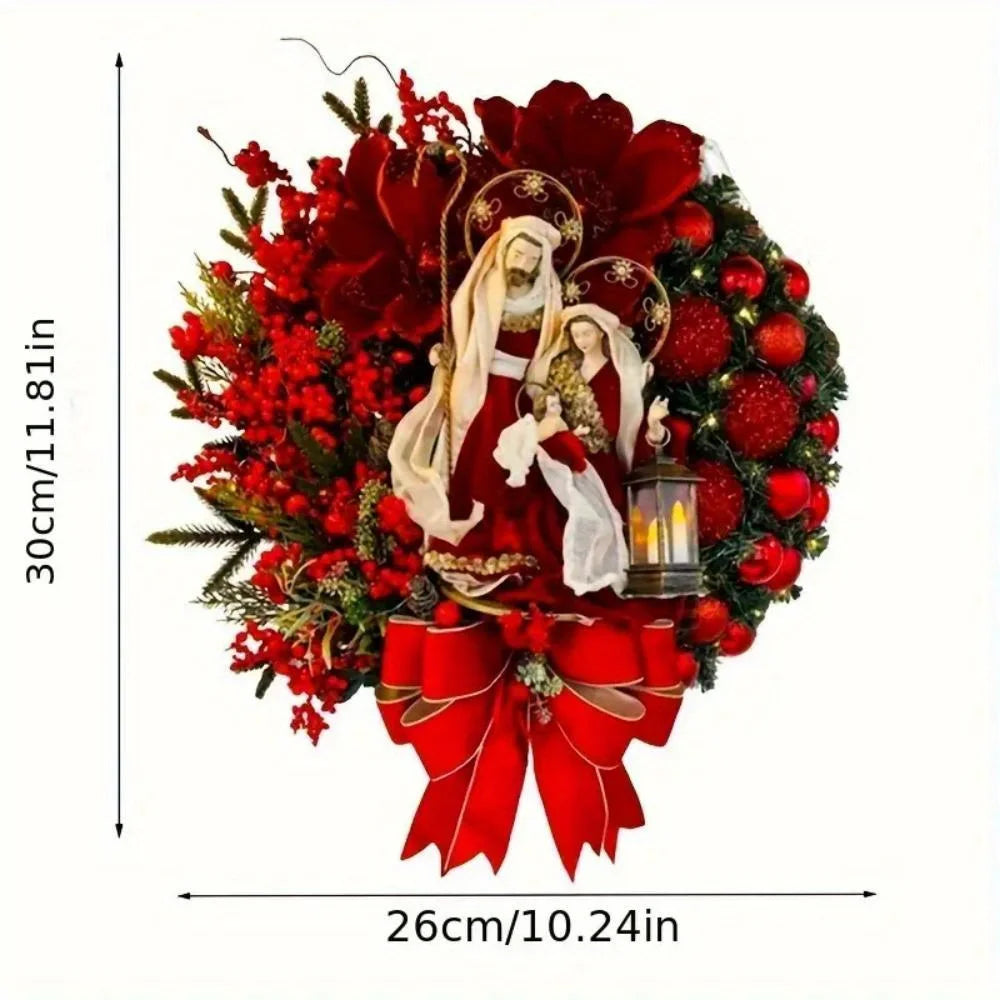 Farmhouse Christmas Wreath