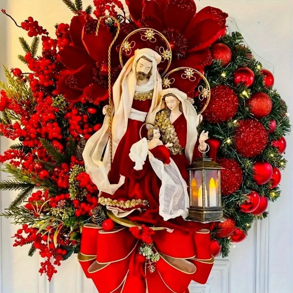 Farmhouse Christmas Wreath