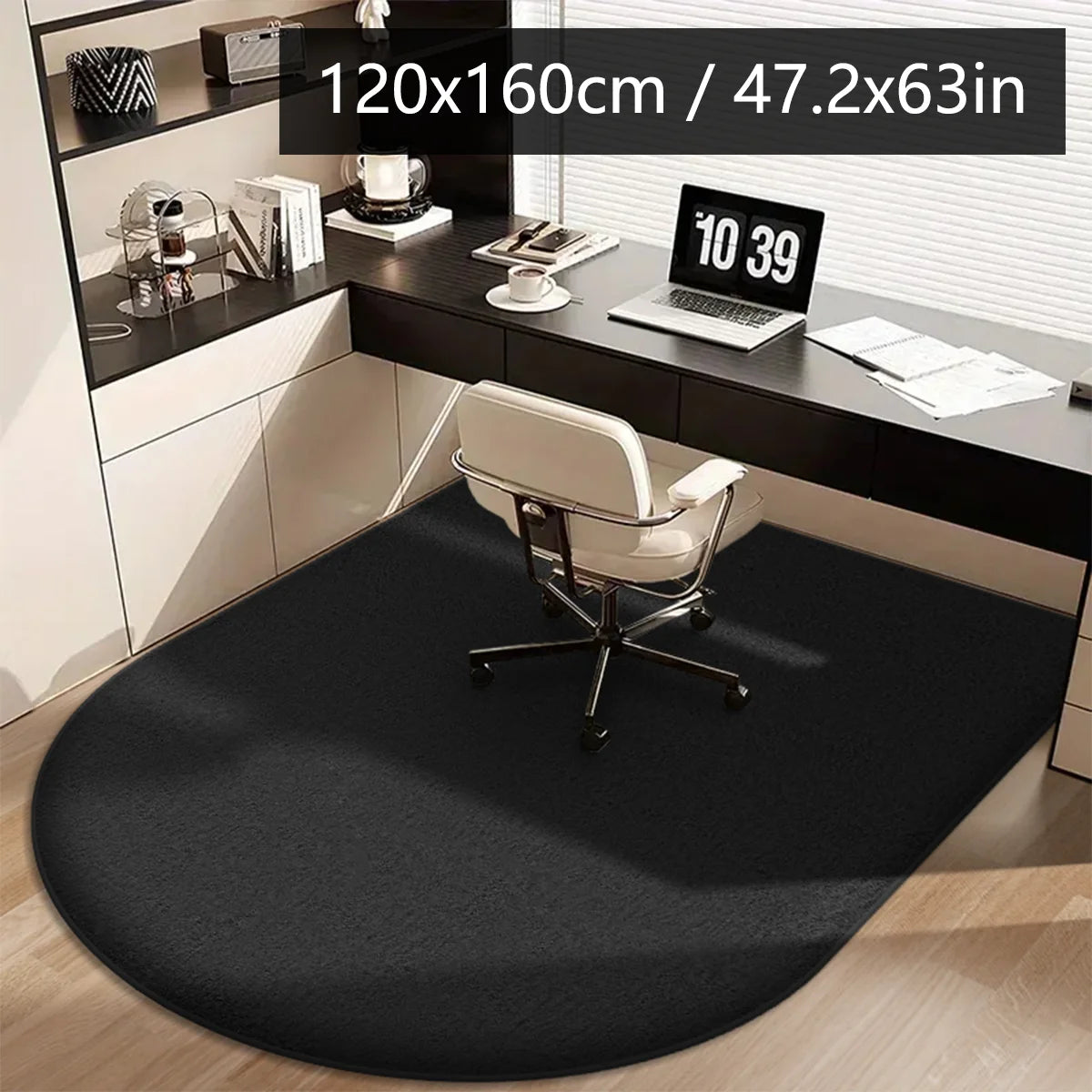 Solid color computer chair mat