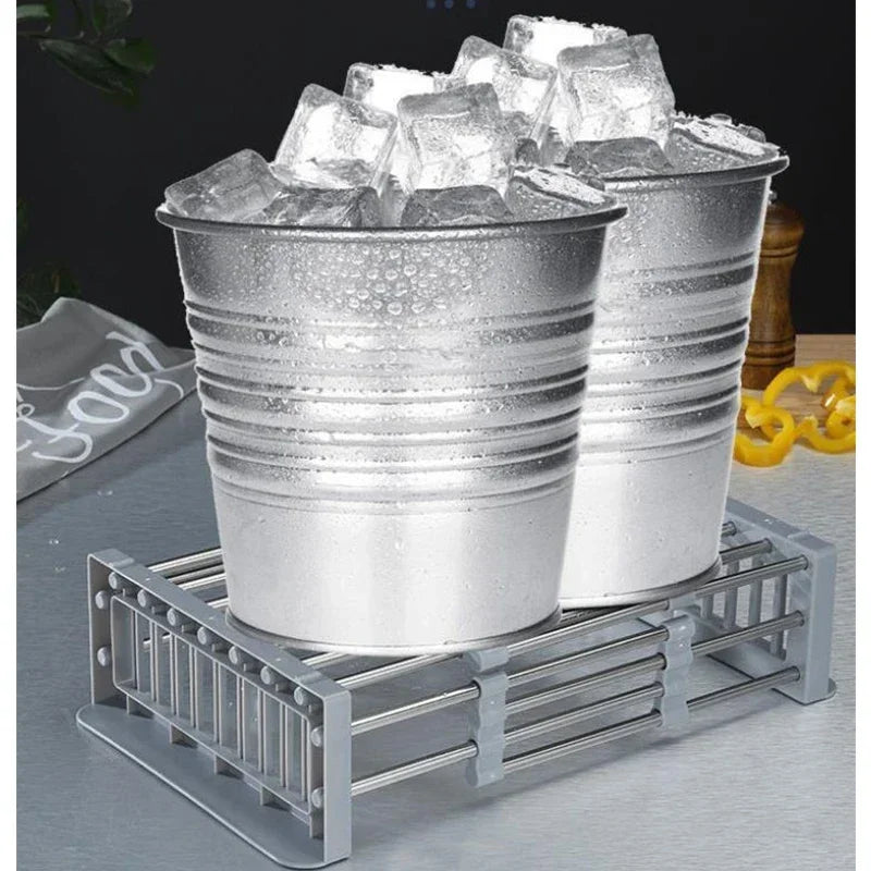 Kitchen Stainless Steel Sink Drain Rack Storage Organizer