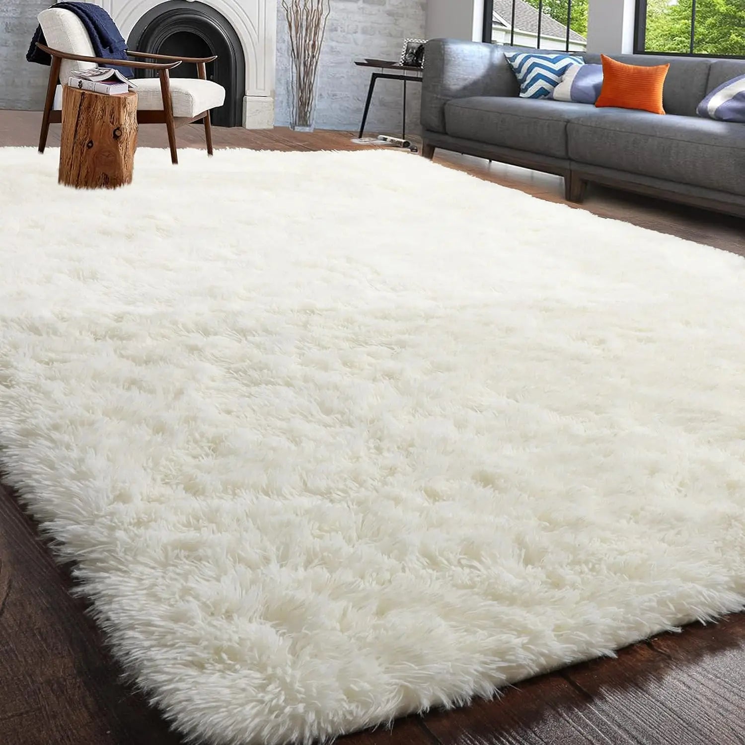 Fluffy Ultra Soft Indoor Modern Area Rugs