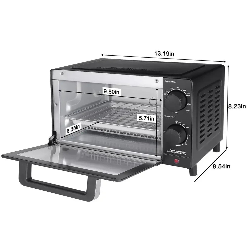 4 Slice Toaster Oven Bake Broil