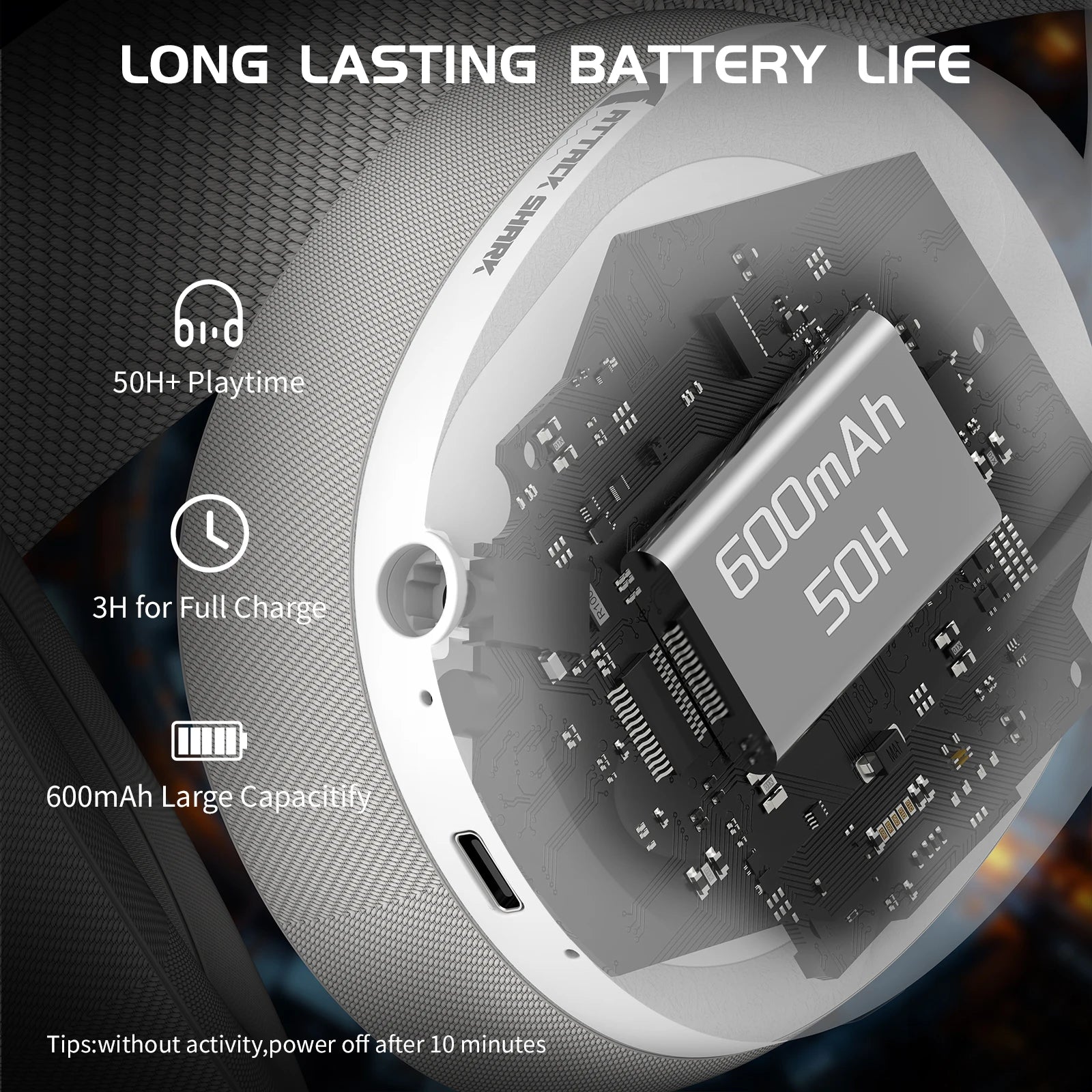 Lightweight Wireless Gaming Headset for PC/PS4/PS5/Switch/Xbox