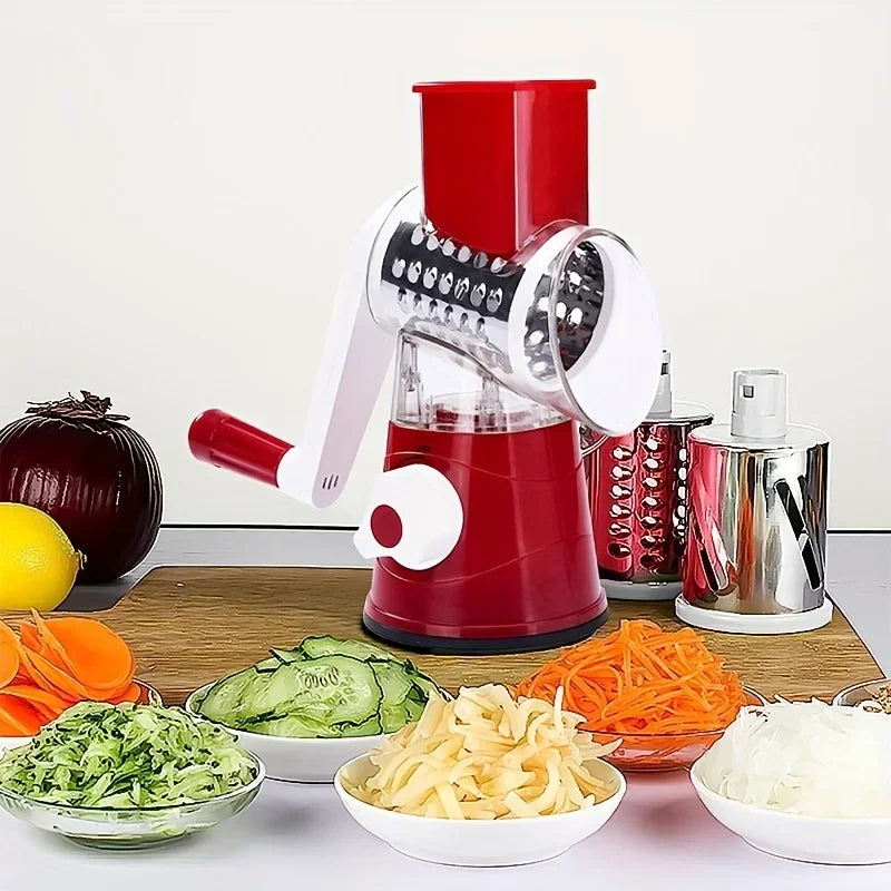 Vegetable Cutter & Slicer Manual Kitchen Cheese Chopper Machine