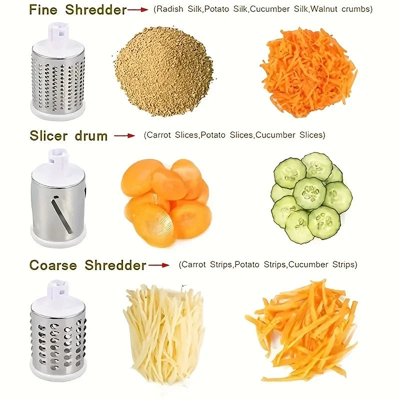 Vegetable Cutter & Slicer Manual Kitchen Cheese Chopper Machine
