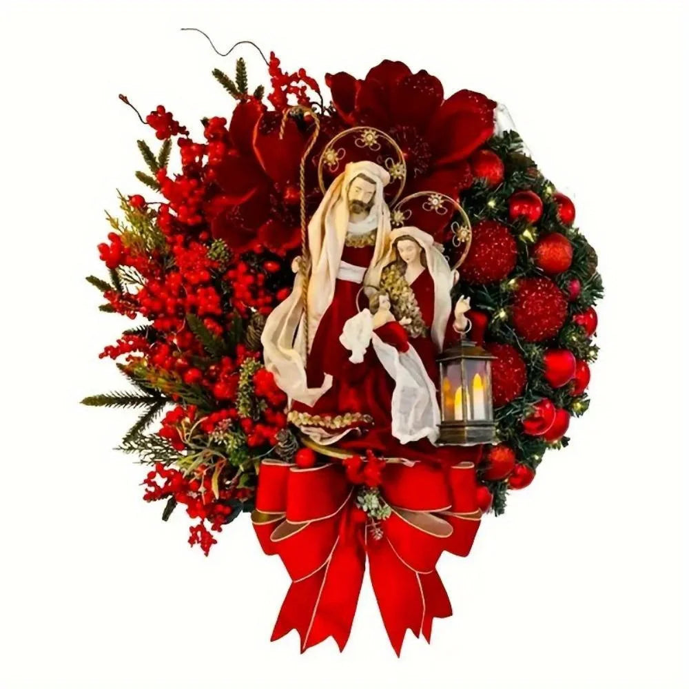 Farmhouse Christmas Wreath