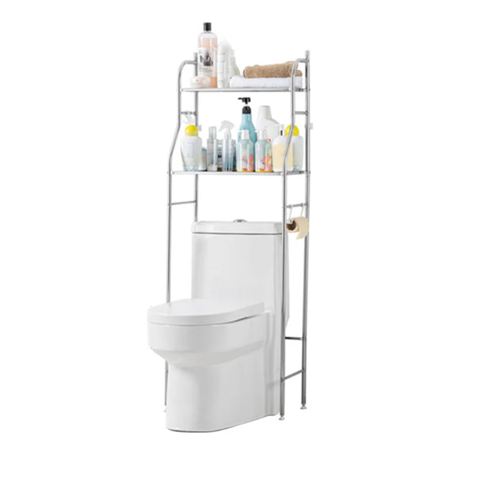 ,2/3-Tier Freestanding Over The Toilet Storage,Metal Bathroom Shelves