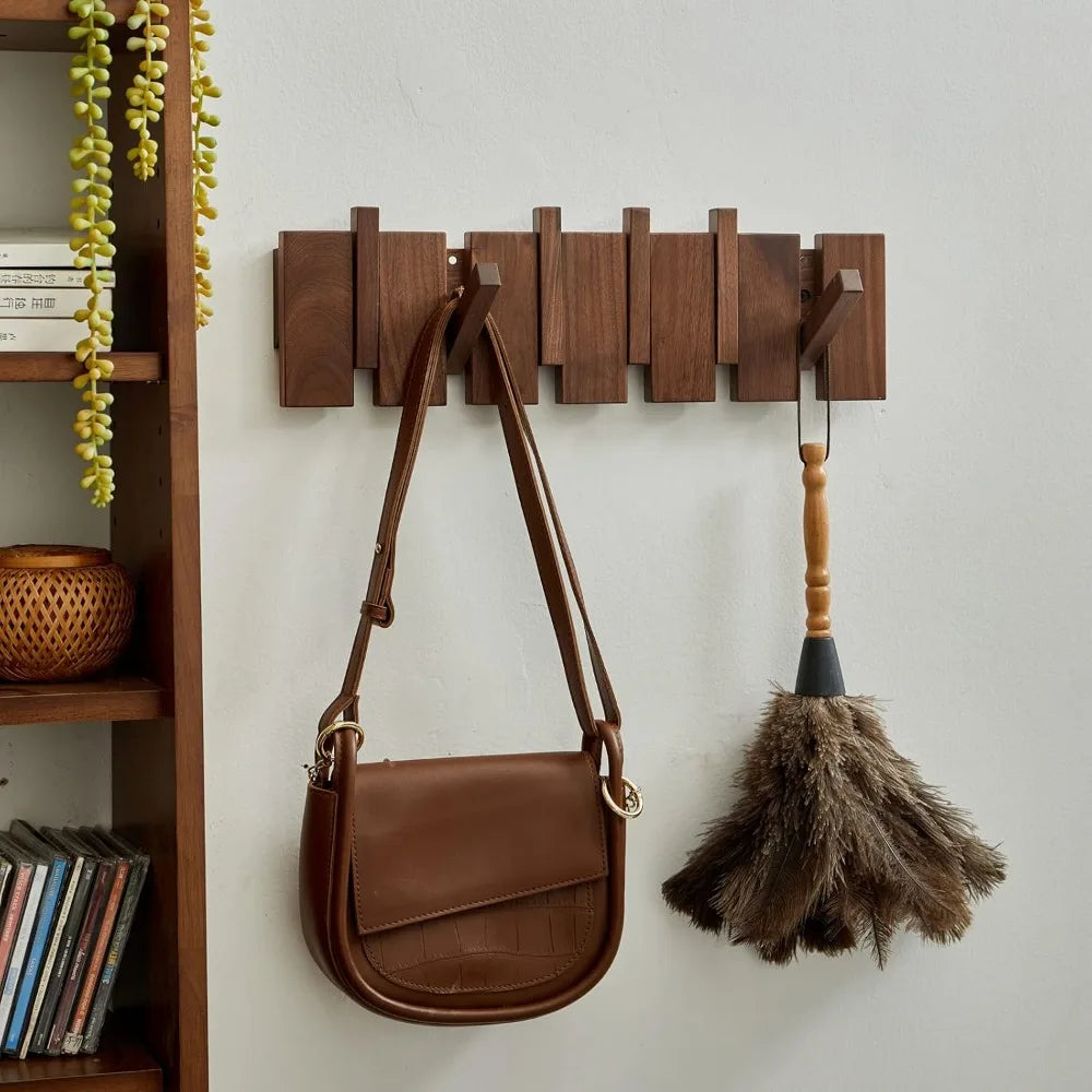Wooden Coat Hooks Wall Mounted