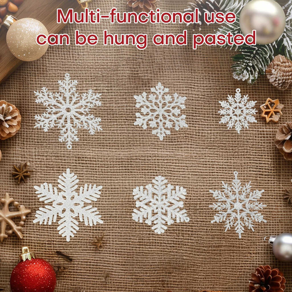 48pcs Snowflakes-Christmas Tree Decoration