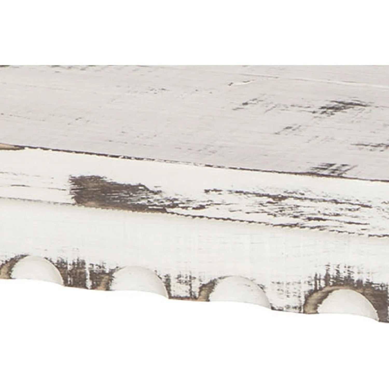 Rustic Cottage Bench w 1 Shelf  Distressed Finish