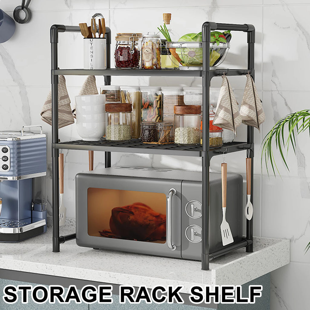 Microwave Shelf Kitchen Storage Rack Organizer