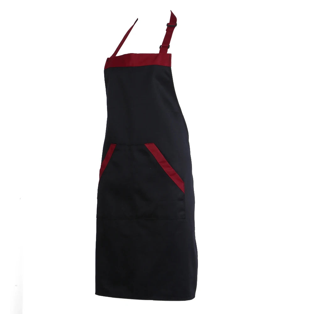 Waterproof Oil Cooking Kitchen Apron with Two Pockets