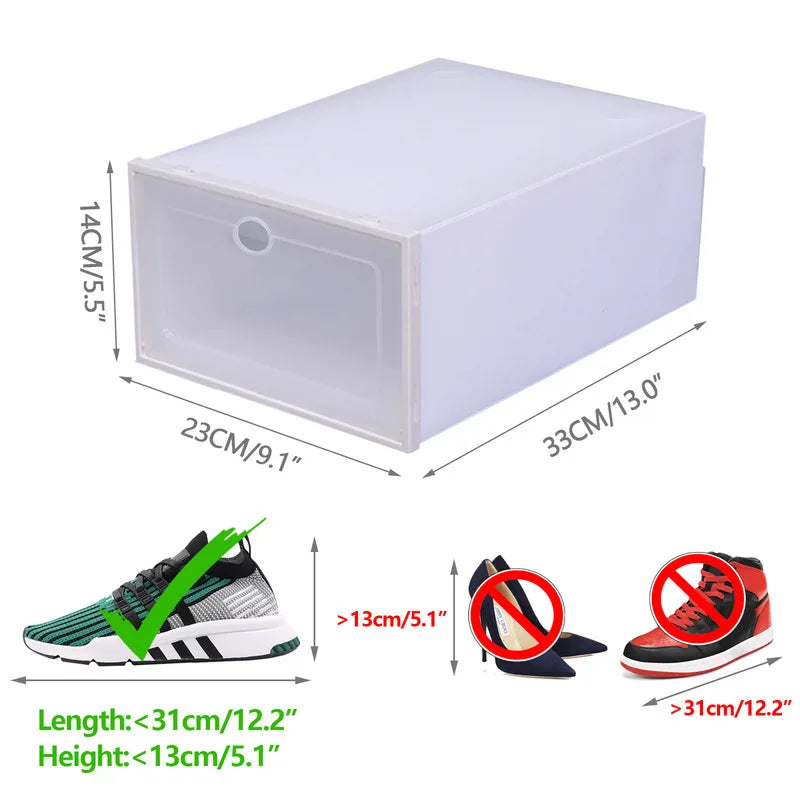 Simplicity 20pcs Shoe Box Set Foldable Storage