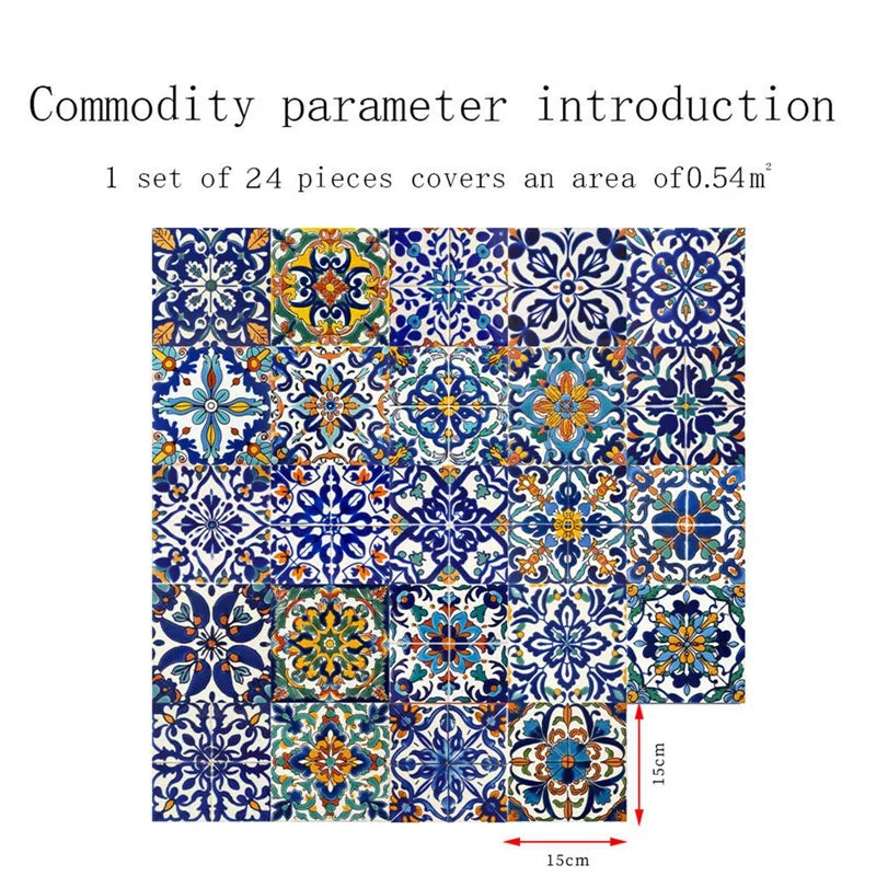 Murals Tile Waterproof Oil Proof Removable Decals