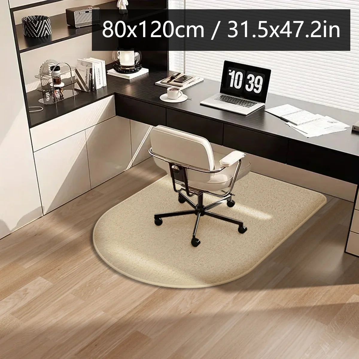Solid color computer chair mat