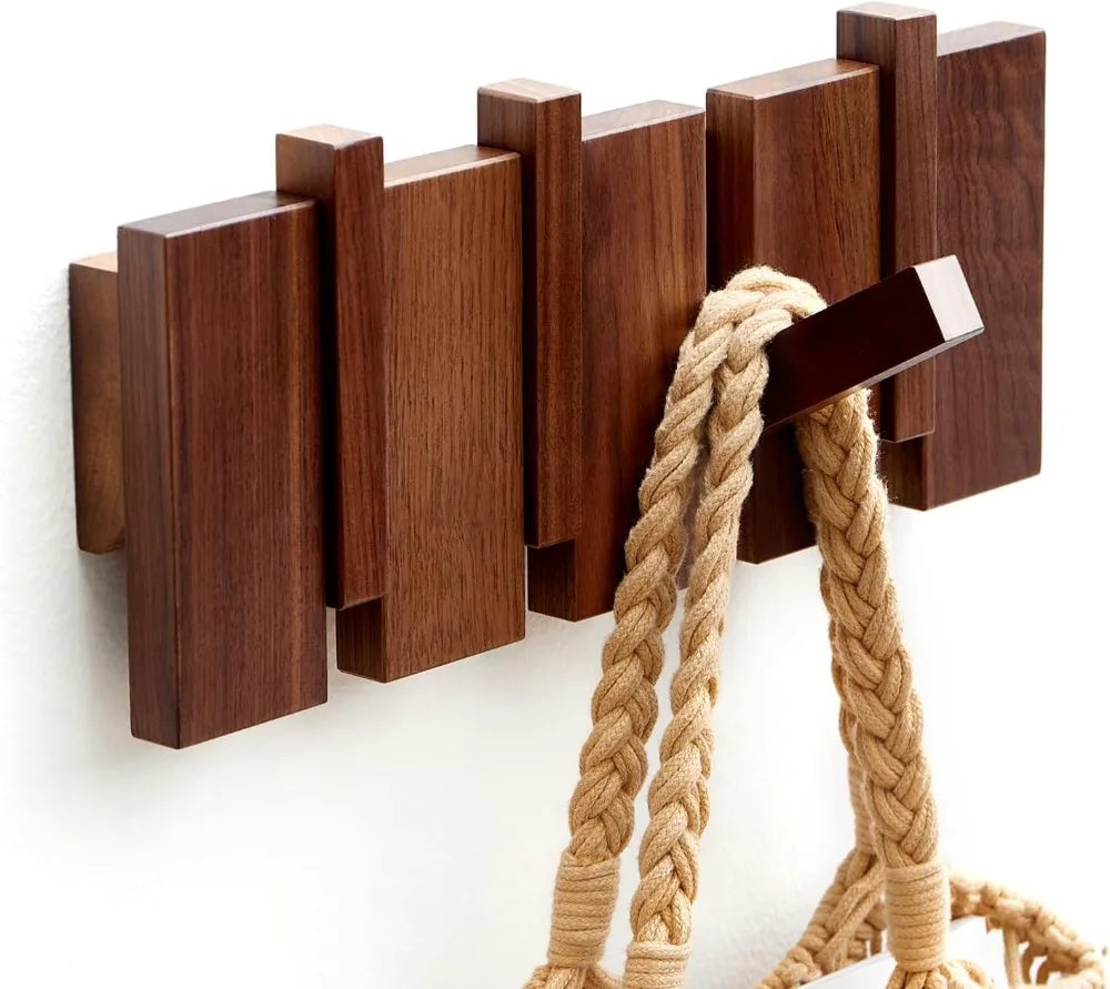 Wooden Coat Hooks Wall Mounted