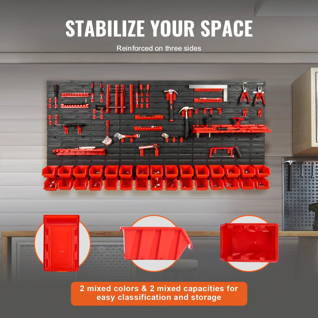 SucceBuy Wall Mounted Storage Bins