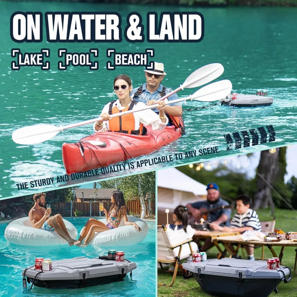 32 QT up to 60 Hours Amphibious Ice Chest