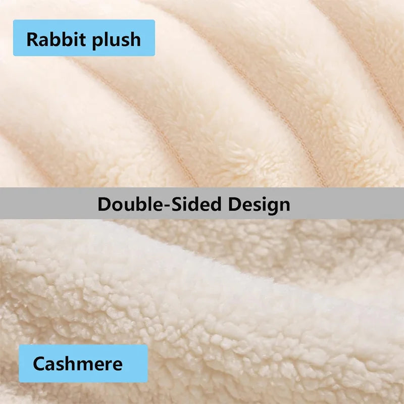 Soft Large Blanket, Suitable for  sofa, Multifunctional, Fluffy  Suitable for Bed and Sofa  Single Double Bed