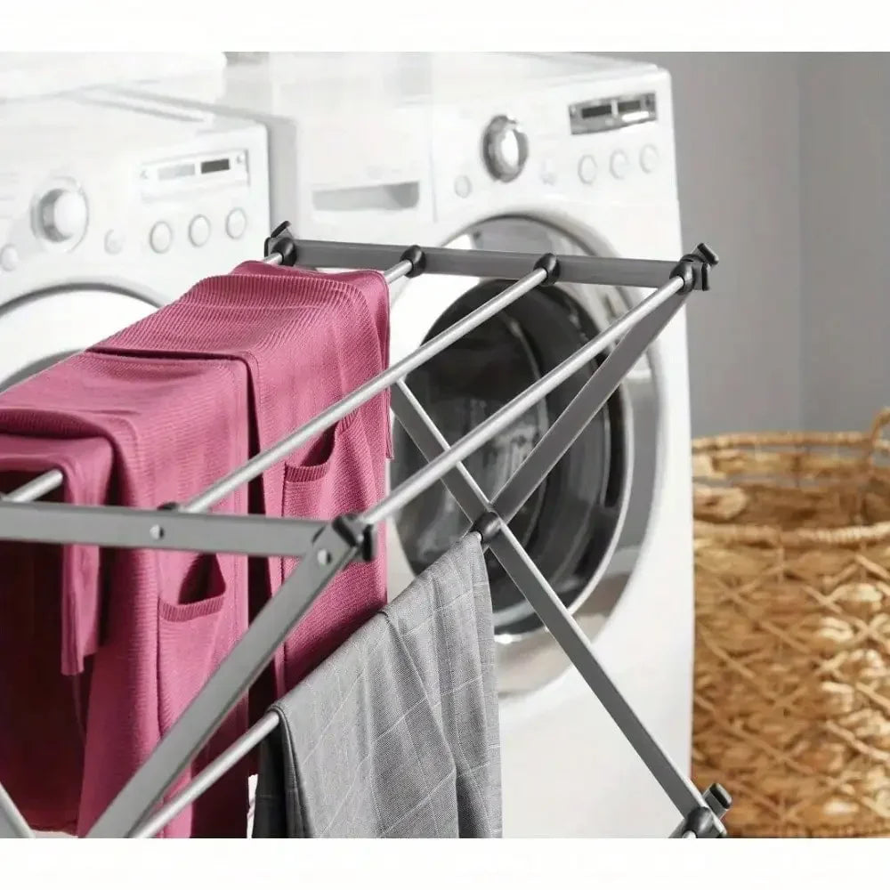 Steel Laundry Drying Rack, portable and foldable, easy to store