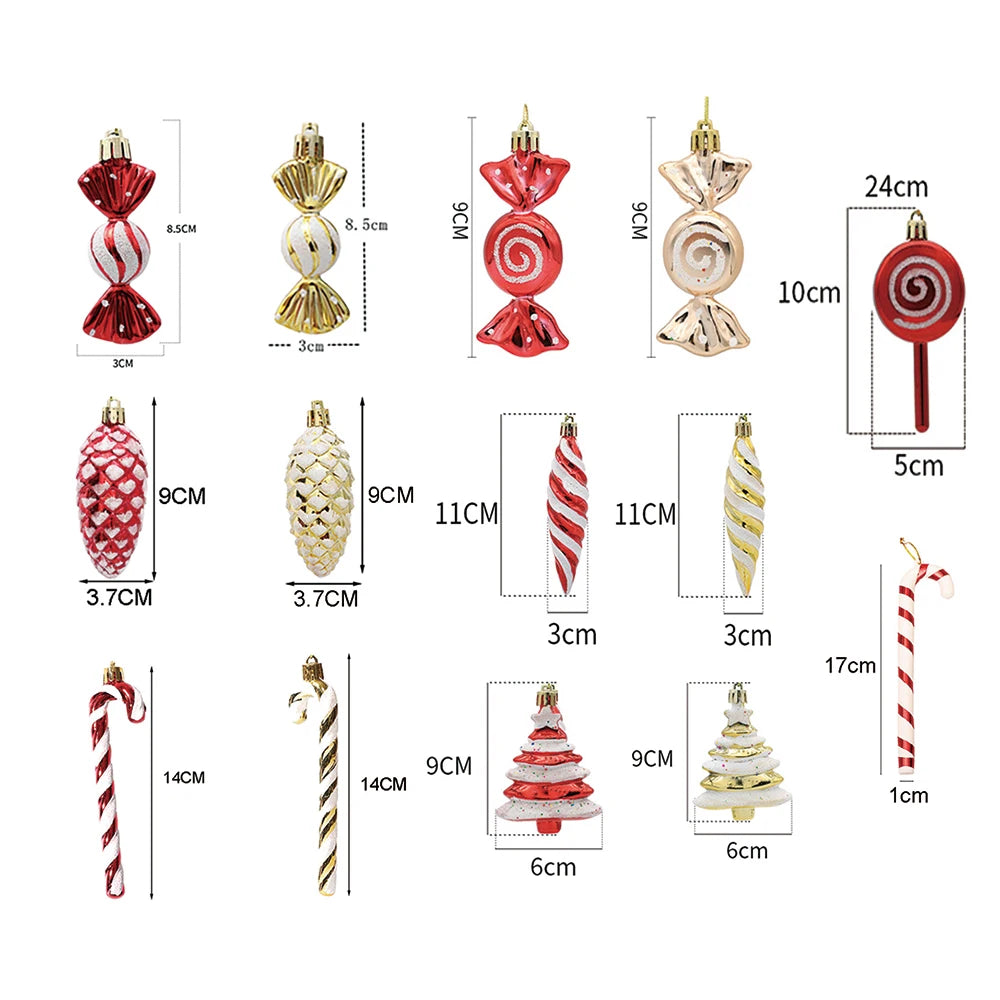 Candy Decorations for Christmas Tree