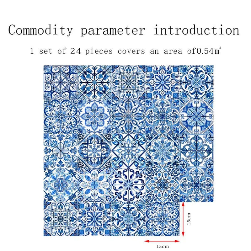 Murals Tile Waterproof Oil Proof Removable Decals