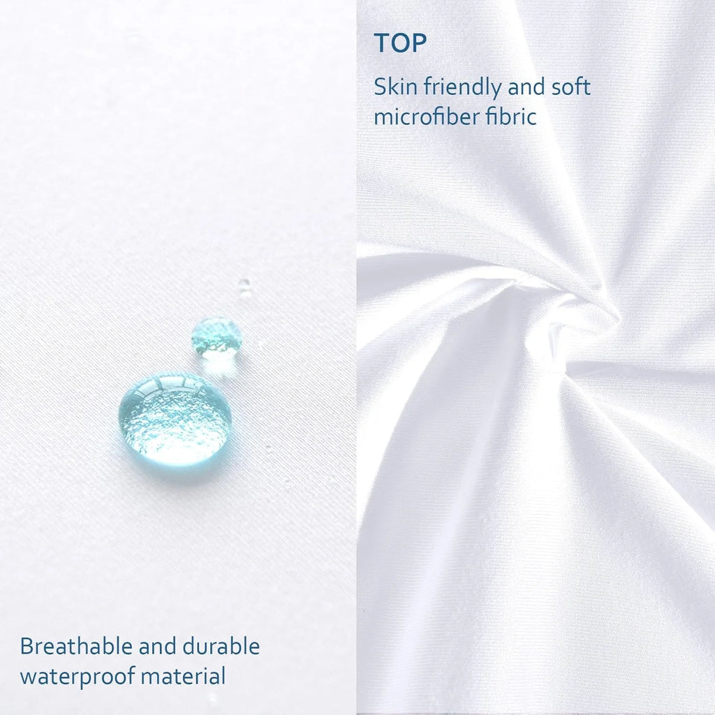 Waterproof Mattress Protector and Fitted Sheets Machine Washable