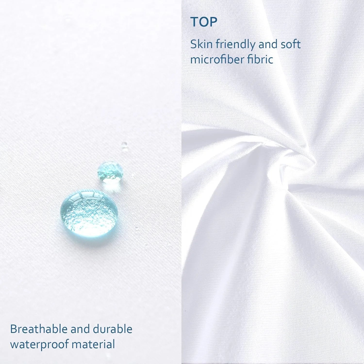 Waterproof Mattress Protector and Fitted Sheets Machine Washable