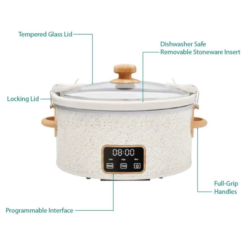 The Pioneer Woman 6 Qt Digital Slow Cooker